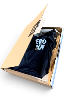 Aero Cockpit packed in an AeroGain box with a branded cloth bag