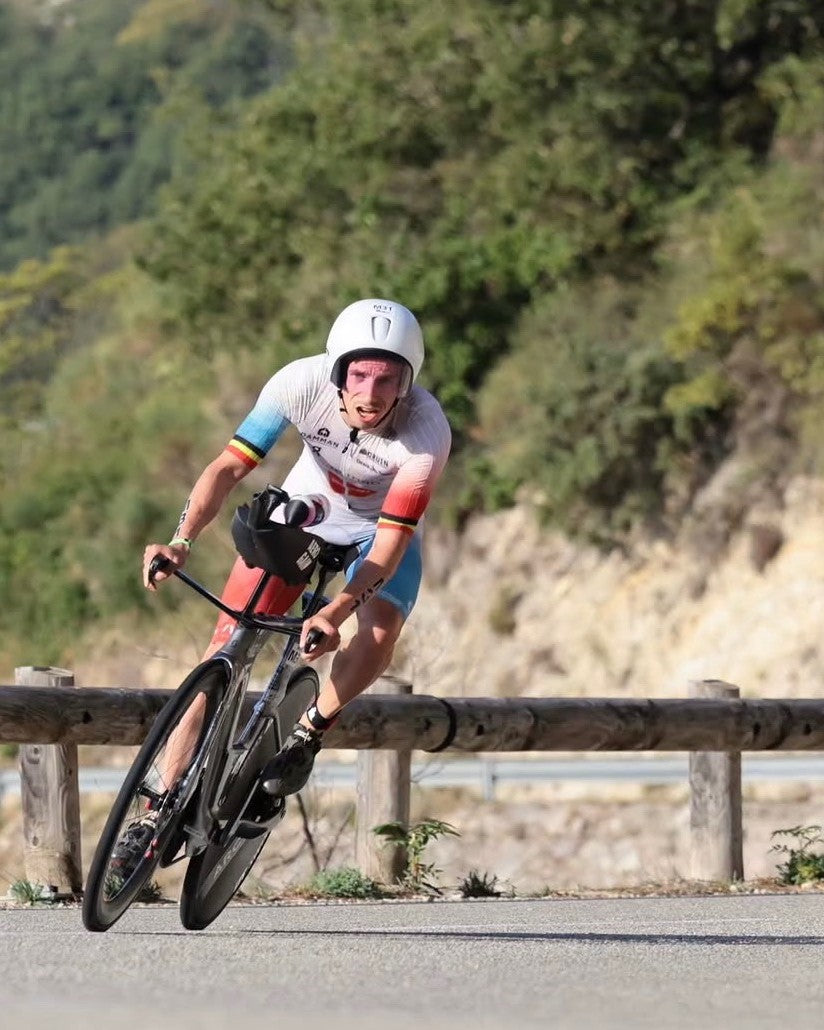Joran Driesen in gara sull'Aero Cockpit